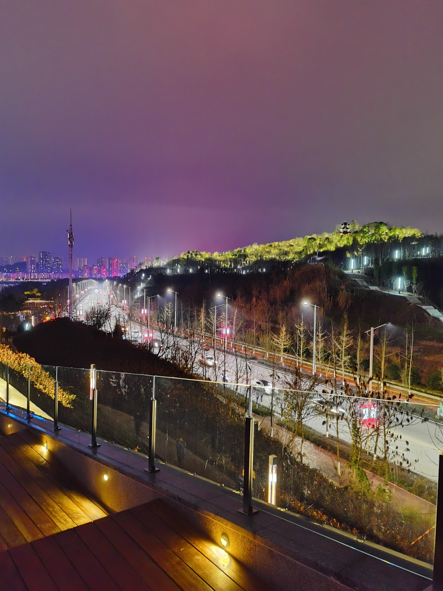 合川夜景图片